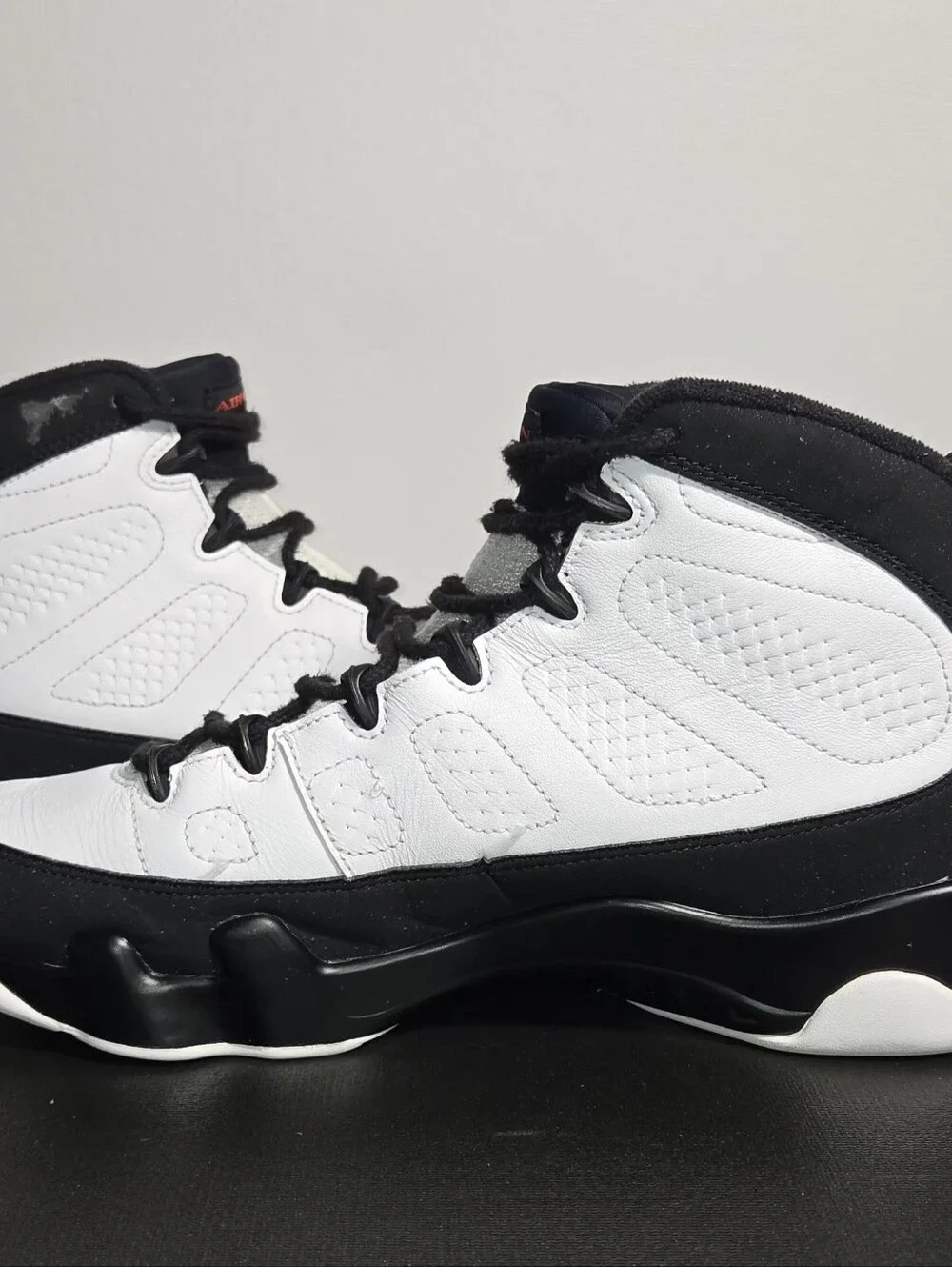 Air Jordan 9 Retro Space Jam  Black White 2016  302370-112 Size 12